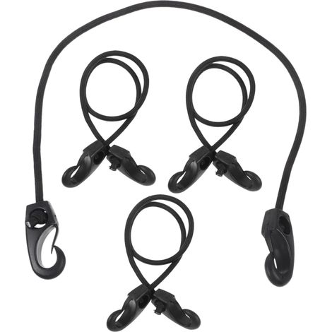 Set Aus 4 Stäbchen-befestigungssträngen – Elastische Kordeln, Ideen Für Den Camping- Und Freizeitbereich Im Freien.