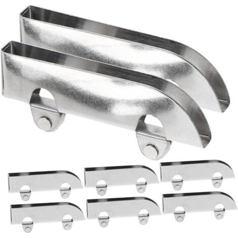 8 Stück Riemenscheibenrollen Für Schiebetürglas Aus Edelstahl Für Schrankmöbel Und Garderoben Langlebige Hardware Für Schiebetürrollen (5 Mm)