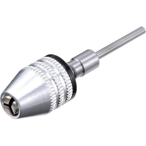 Schnellwechsel-adapter Für Schlüsselloses Bohrfutter, 2,35 Mm Rundschaft, 0,3 Mm Bis 3,4 Mm Spannbereich, Aluminiumlegierung, Kompatibel Mit Elektroschleifer Und Nagler.