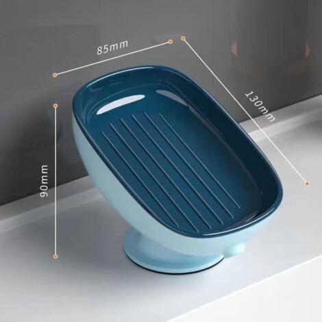 Saugnapf-duschseifenschale Für Badezimmer (blau)