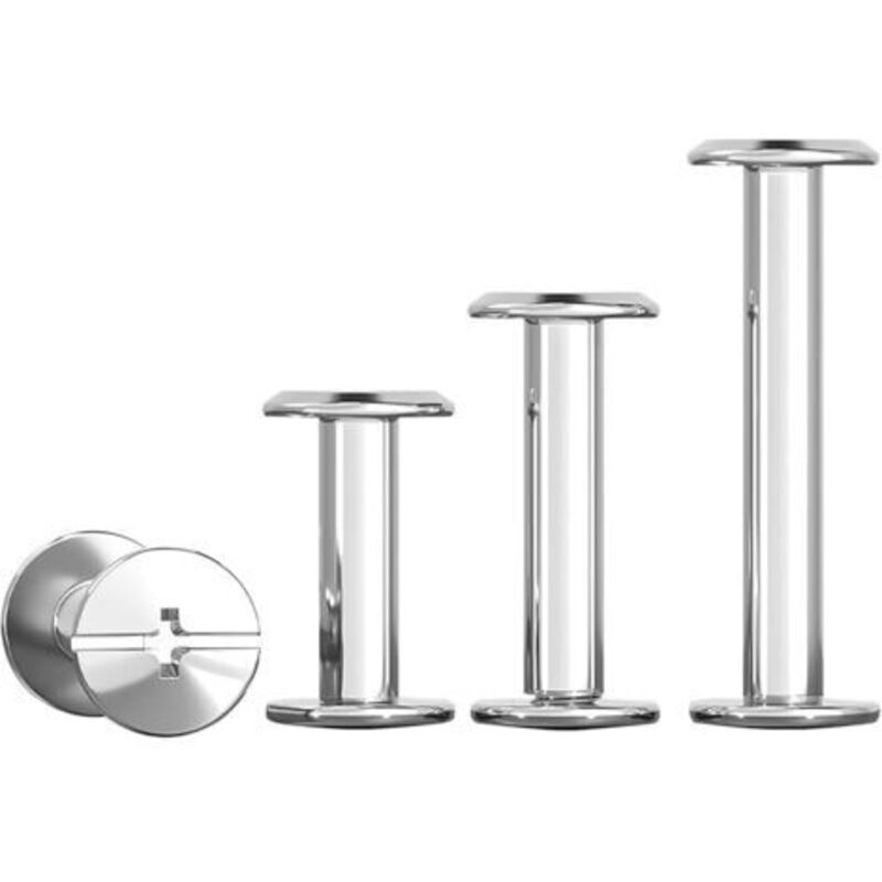 20 Sätze Chicago-schrauben, M4 X 10 Mm Edelstahl-bindenieten, Nietenersatz-reparatur, Für Diy-dekoration