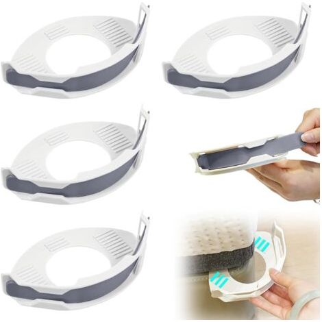 4 Stück Spannbettlakenhalter, Spannbettlakenblock, Spannbettlakenhalter, Bettlakenhalter, Zum Stützen Und Fixieren Von Laken, Geeignet Für Doppelbetten, Einzelbetten, Queen-size-betten, Kleine Betten