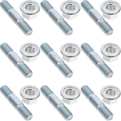 Kettenstabilisierungsschrauben Und Doppelmuttern Für Kettensäge, Kettenwartungsset, Kettenführungsbefestigung, Robustes Metall, Schnelle Installation, Verwendung