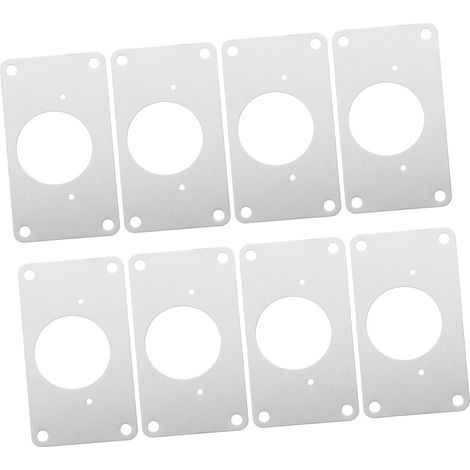 8 Stück Plaque De Charnière-reparatur Für Porte Armoire, Charnière-fixierungsplakette Für Panneau Cassée-reparatur