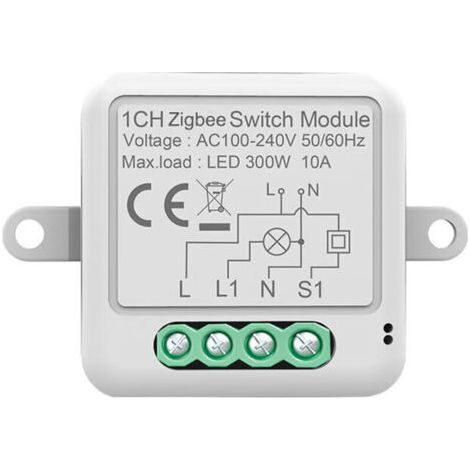 Smart Switch Zigbee-unterbrechungsmodul Mit Unsichtbarem Zero Fire-cache-unterbrecher