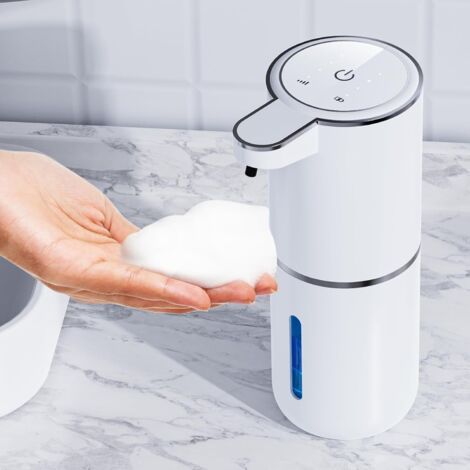 Automatischer 400-ml-seifenspender Zur Wandmontage, Berührungslos, Über Usb Wiederaufladbar, Ideal Für Badezimmer, Küche Und Büro.