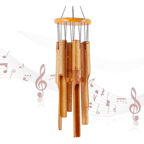 Glockenspiel Zum Gedenken An Bambus – Großes Glockenspiel Aus Holz Für Innen Und Außen – 81,3 Cm Langes Glockenspiel