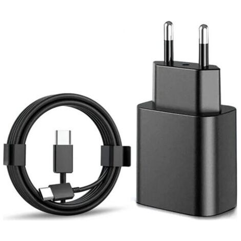 Samsung 45 W Ersatz-schnellladegerät (usb-c) + 2 M Usb-c-kabel – Schwarz