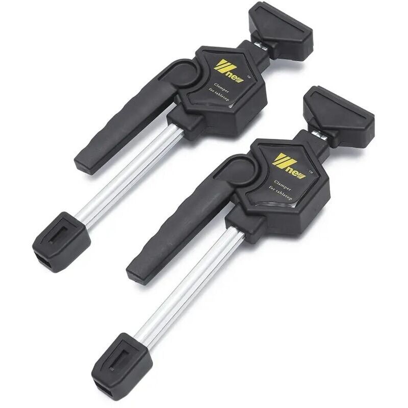 2-teiliges Mft-tischklemmen-schnellspann-ratschenlöse-geschwindigkeits-squeeze-holzklemmen-clip-kit
