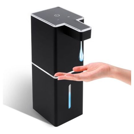 Automatischer Seifenspender Zur Wandmontage, 400 Ml, Wiederaufladbar Über Usb-c, Wasserdicht Nach Ipx5, Berührungslos, Elektrisch