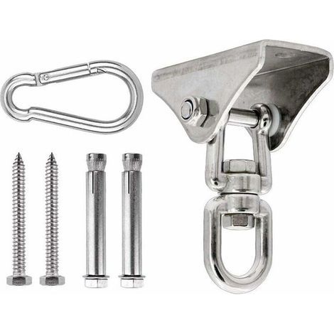 Robuster Deckenhaken Aus Edelstahl, 350 Kg, 360° Drehbarer Hängeschaukelhaken, Deckenhalterungs-montagehaken Für Stuhl, Hängen, Boxsack, Boxen, Hängematte, Y