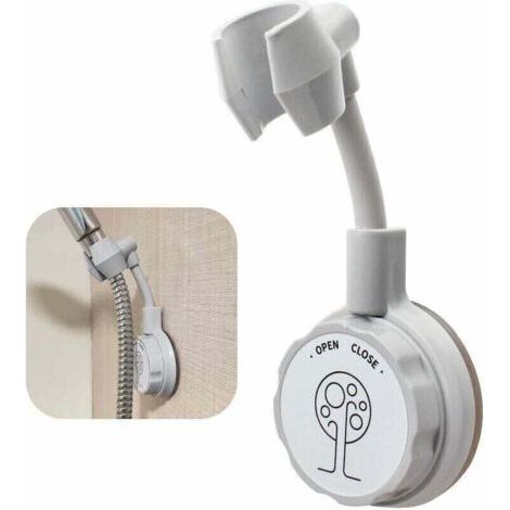 Slider Duschstange Saugnapf-duschkopfhalter, Verstellbare Duschkopfhalterung, 360° Drehbare Duschhalterung Ist Für Die Badezimmer-dusche-installation Geeignet, D