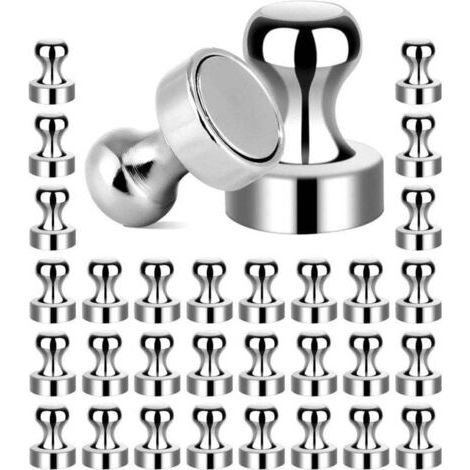32 Stück Starke Magnete, Xu, Kühlschrankmagnet 12 X 16 Mm, Mini-extra-neodym-magnet, Leistungsstarker Kleiner Supermagnet Mit Aufbewahrungsbox, Leistungsstark Für Kühlschrank, Küche, Kühlschrankbrett