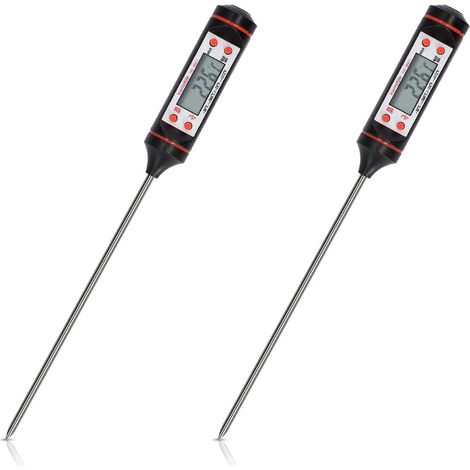 Lebensmittel-thermometer, Präzisions-nahrungsmittelsonde Zum Backen Von Flüssigkeiten, Lcd-temperaturanzeige.