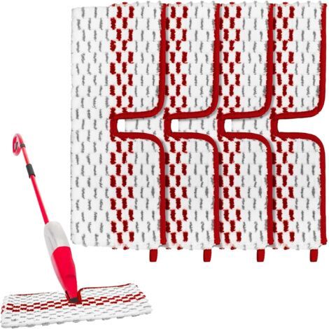 4 Stück Nachfüllpackung Für Vileda O-cedar Promist Max, 100 % Mikrofaser-mopp Für Besen, Wiederverwendbar, Für Alle Bodenarten Geeignet