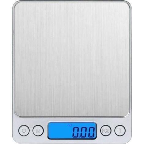Balance De Précision Pro Xl 0,01 G-max 500 G Balance De Cuisine, Balances De Bijoux, Écran Lcd Rétroéclairé, Fonction De Tarage + Fonct