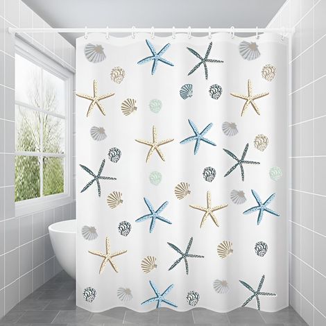 Rideau De Douche En Peva – 120 X 200 Cm – Wasserundurchlässig – Für Badezimmer, Badezimmer – Waschbar – Mit Toiletten Und Toiletten