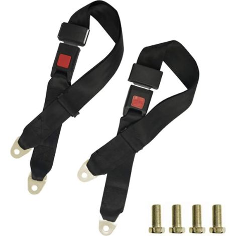 Set Mit 2 Universellen Verstellbaren Sicherheitsgurten Für Utv-kartfahren.