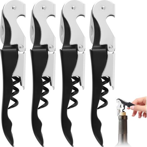 Multifunktions-sommelier-sommelier-ensemble, 4-teiliges Ensemble, Ouvre-boutique, Entkapselung