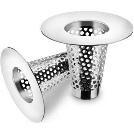 2 Stück Konisches Abflusssieb, Haarfänger Für Die Dusche, Abflusssieb Für Badewanne, Abflussfilter Aus Edelstahl 304, Geeignet Für Bodenabläufe In Küche Und Bad (50401).