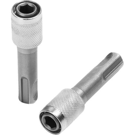 2 Stück Sds Plus Bithalter-adapter 6,35 Mm (1/4 Zoll), Schnellwerkzeug-konverter-adapter, Sechskantschaft, Bohrerhalter-konverter-set Für Schlagbohrmaschine