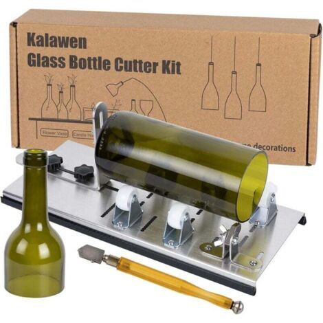 Neuestes Verstellbares Glasflaschenschneider-set, Diy-werkzeug, 5-rad-edelstahl-schneidwerkzeug Für Wein
