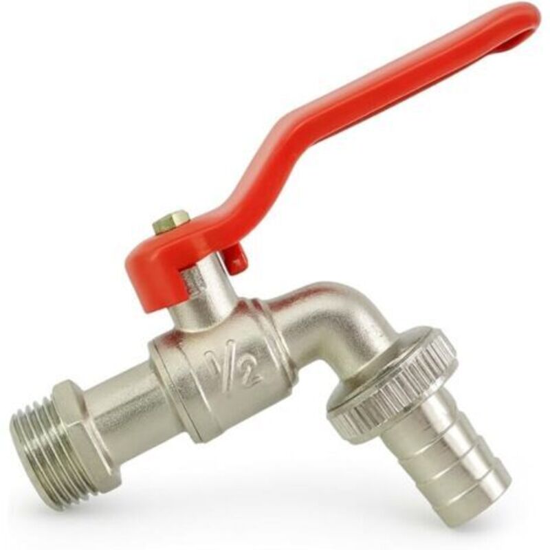 1/2 Zoll Gartenhahn – Verstärkter Edelstahl-kugelhahn – Schnelle Und Einfache Installation (außenwasser)