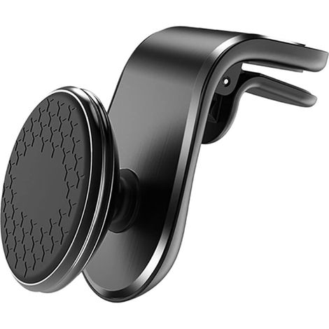 Support Telephone Voiture Magnetique,support Voiture Auto Universel Rotation 360° Aimant Telephone Voiture Et Un Bouton- Noir