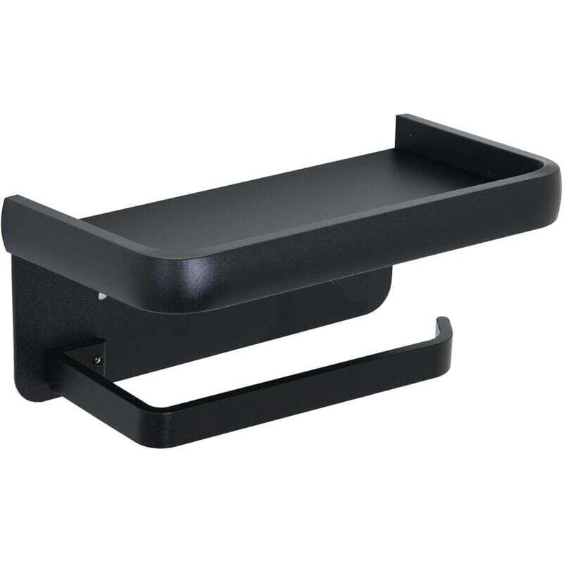 Wand-toilettenpapier-toilettenpapier Mit Etagere Ohne Pergage. Papier-toilettenpapier-wandaufkleber, Selbstklebend Aus Aluminium. Papier-toilettenpapier-rolle Für Das Badezimmer
