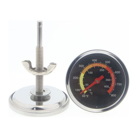 Ahlsen Bbq Edelstahl-grillthermometer, Temperaturanzeige Zum Grillen Von Rindfleisch