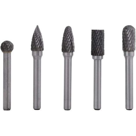 5-teiliges Kit Mit Rotierenden Schrauben Und Wolfram-doppel-coupé-tiger, 6 Mm Durchmesser, 10 Mm Gewindebohrer