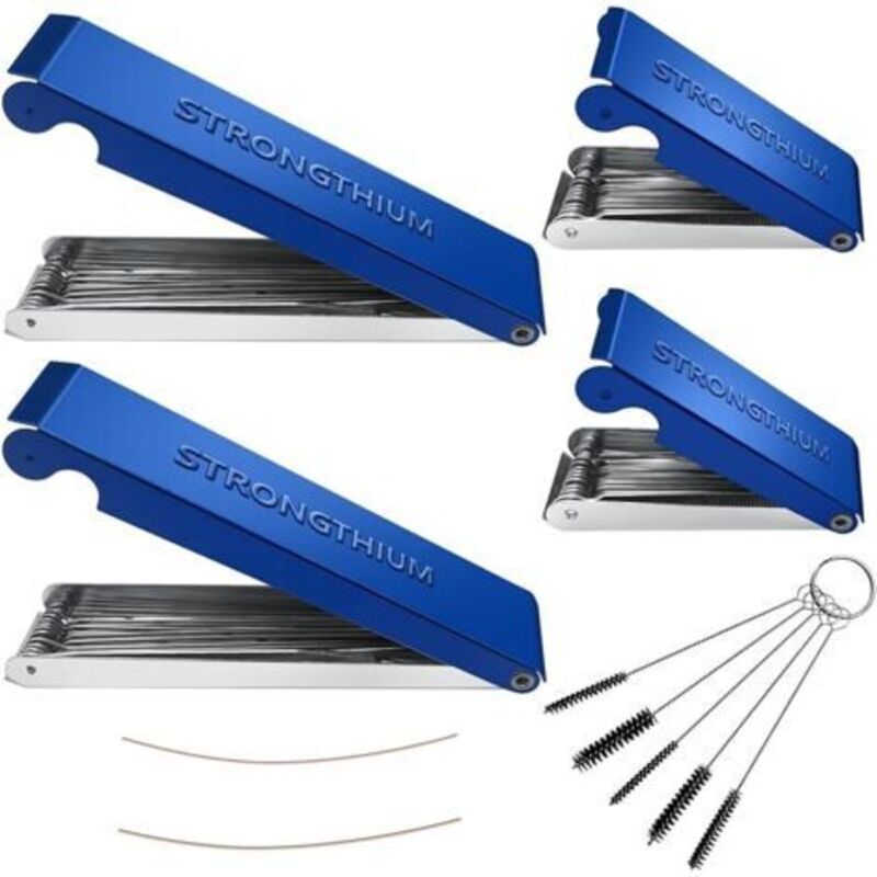 Schneidbrenner-spitzen-reinigungsset Und Vergaser-set, Nadeln, Schweißdüsen, Brenner, Bewässerung, 4 Aluminiumgehäuse, Nylonbürsten, Stahldrähte Und Kupfernadeln