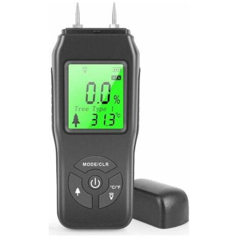Msbd Holzfeuchtigkeitsmesser, Tragbarer Digitaler Feuchtigkeitsdetektor, Hintergrundbeleuchtetes Lcd-display, Wasserleckdetektor, Wandfeuchtigkeitstester Für Holzbaustoffe