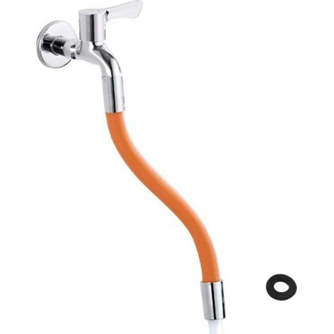 Tube De Robinet De Cuisine Tuyau De Pulvérisation D'Extension Pour Robinet De Cuisine Rallonge De Robinet Anti-eclaboussures Rotative Rallonge De Robinet À 360 Grad (30 Cm)