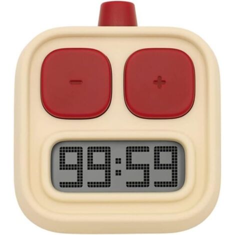 Niedlicher Digitaler Küchentimer Für Kinder, Küchentimer Mit Starkem Magnetischem Timer (gelb), 65,52,2 Cm