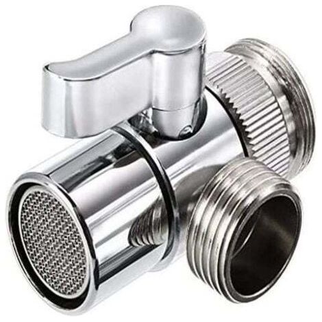 Poliertes Messing-spülbeckenventil, Umsteller, Wasserhahn-splitter Für Küche, Handbrause Oder Badezimmer-waschbecken-wasserhahn-ersatzteil, Tuy-adapter-wasserhahn