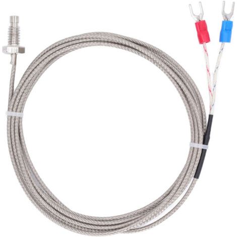Thermoelement-temperatursensor Typ K Mit M6-schraube, 2 Meter Lange 2-draht-sonde Für Präzise Messungen