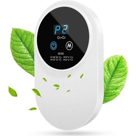 Tragbarer Luftreiniger, Autoluftreiniger Mit Antibakteriellem Taux 99 % Geräuschloser Luftionisator Mit Energieeffizienter Led-anionen-luftreiniger Für Maison Bure