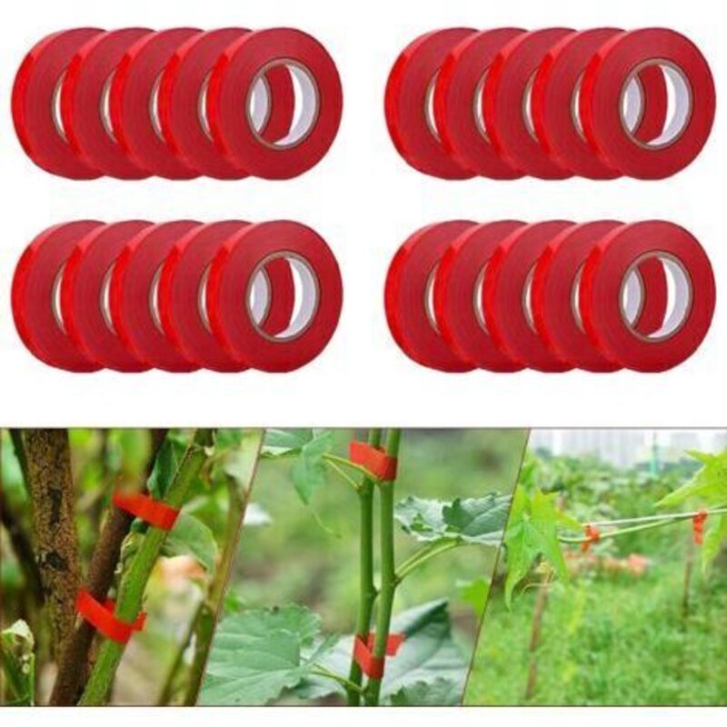 20 Ligaturrollen Für Pflanzen, Brodés Auf Der Hauptseite, Anpassungen An Blumen Aus Dem Garten, Hülsenfrüchte, Früchte, Tomaten, Wein, Gartengeräte Für Zweige, Maschinell Auf Den Tisch