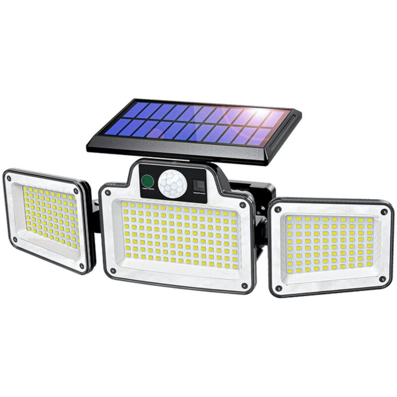 Sicherheitsflutlicht Für Den Außenbereich Mit Bewegungssensor, Solarbetrieben, Wasserdicht Nach Ip65,