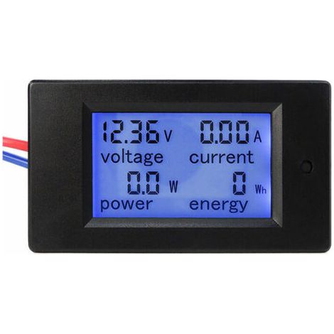 Voltmeter Mit Lcd-display, 12-v-amperemeter-tester-anzeige, Spannung, Strom, Netzteil, Digitales Gleichstrom-netzteil, 6,5–100 V, 100 A, Voltamp-watt-multimeter