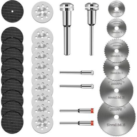Rotationswerkzeug-trennscheiben-set, Diamant-trennscheiben Für Holz, Metall, Kreissägeblatt, Harz-trennscheibe, Diamant-schleifscheiben Für Holz, Glas, Kunststoff, Stein Und