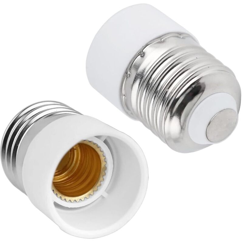 E27-zu-e14-anschlussadapter, Es-zu-ses-anschlussadapter, E27-zu-vis-adapter, Für E14 Led-ampullen, Glühlampen, Halogenlampen, Cfl-lampen, 2 Stück