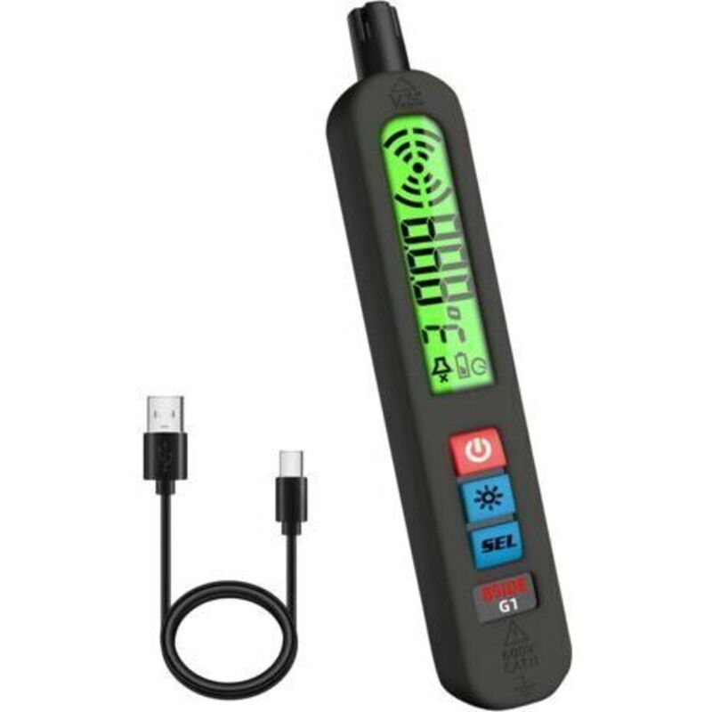 Wiederaufladbarer Gasdetektor, Natürlicher Gasdetektor Mit Visuellem, Akustischem Und Vibrationsalarm, Großer Bildschirm, Tragbarer Multigasdetektor Für Butan, Propan, Campingwagen