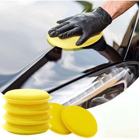 Auto-polierschwamm, Polierpad, Polierpad, Auto-applikator-pad, Polierschwämme, Auto-keramik-applikator, Wachs-applikator-pads, Handpolierter Schwamm, 6
