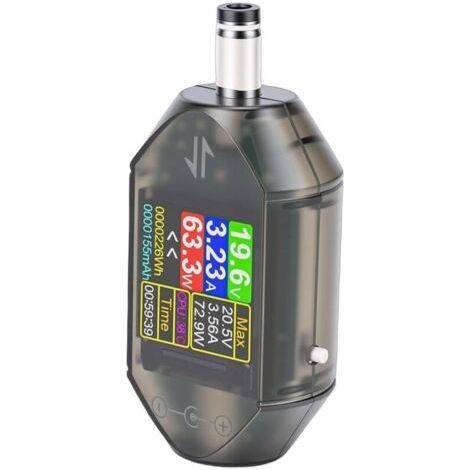 Dt550 Gleichspannungsprüfer, Aluminiumlegierung, 600-w-leistungsmesser Mit Bidirektionaler Erkennung Und Rotierendem Farbdisplay Für Elektrische Prüfungen