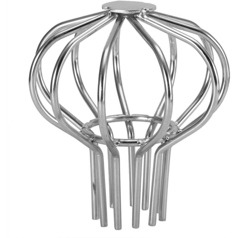 Garde Ballon Gouttière Garde Gouttière Acier Inoxydable Sortie Tuyau Descente Garde Feuille Drain Sol Pour Toit Balcon Cour Jardin(tube 50)