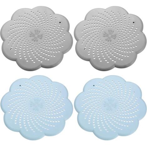 4-teiliger Silikon-abflussfilter, Duschhaar-sammelfilter, Geeignet Für Waschbecken, Küchen Und Badezimmer