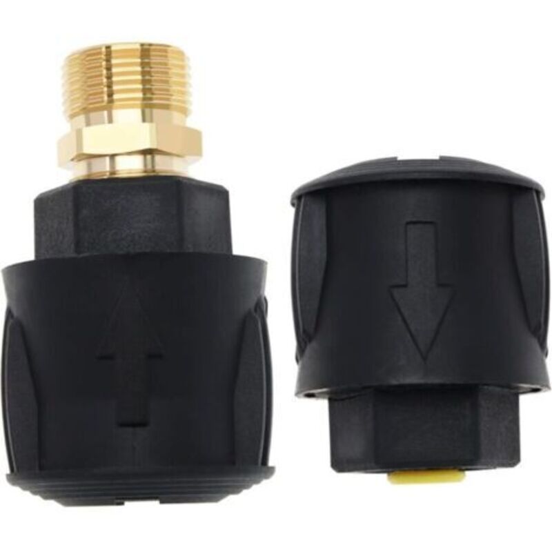 Pr 1 Set Hochdruck-schnellkupplungs-ersatz, Kompatibel Mit Karcher K2-k7 Schnellkupplungsschläuchen, Kunststoff-hochdruckreiniger-schlauchadapter