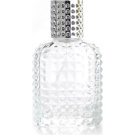 Leere Nachfüllbare Glas-köln-parfüm-sprühflasche – Feiner Nebel – Silber – 50 Ml